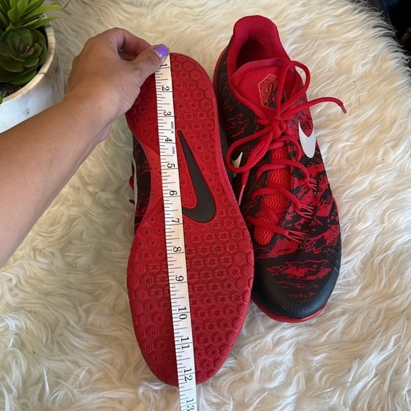 Nike Men’s Hyperchase PE James Harden Camo Red/Black Basketball Shoes Size 12 - Picture 7 of 12